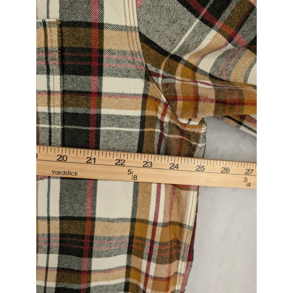 Ridgecut Toughwear Flannel Shirt XL Multicolor Plaid Cotton Heavy Workwear - Picture 6 of 7